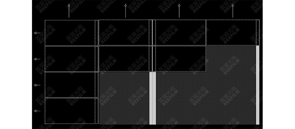 can flexible transparent led screen be customized in size