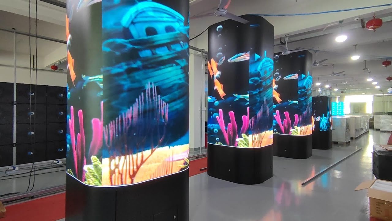 Flexible LED display: giving advertising more creative space